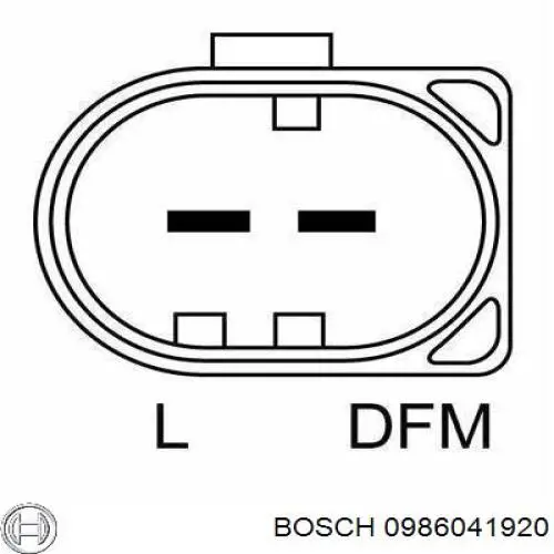 Генератор автомобільний Bosch 0986041920