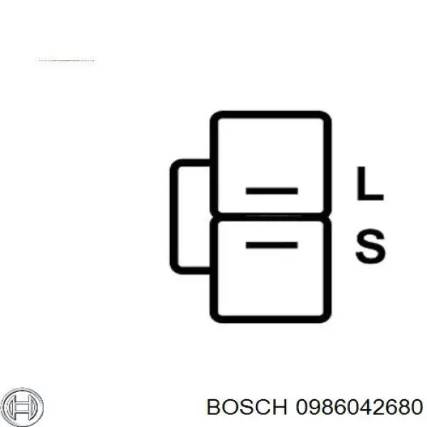 0986042680 Bosch генератор