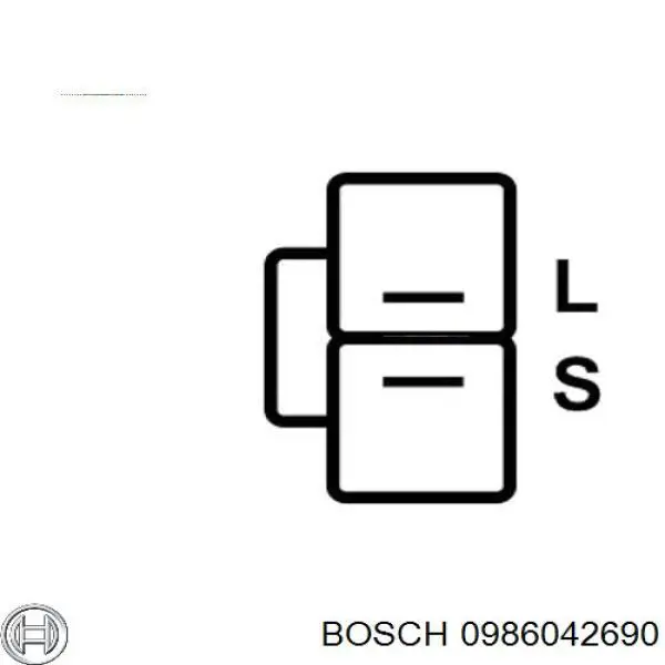 0986042690 Bosch генератор