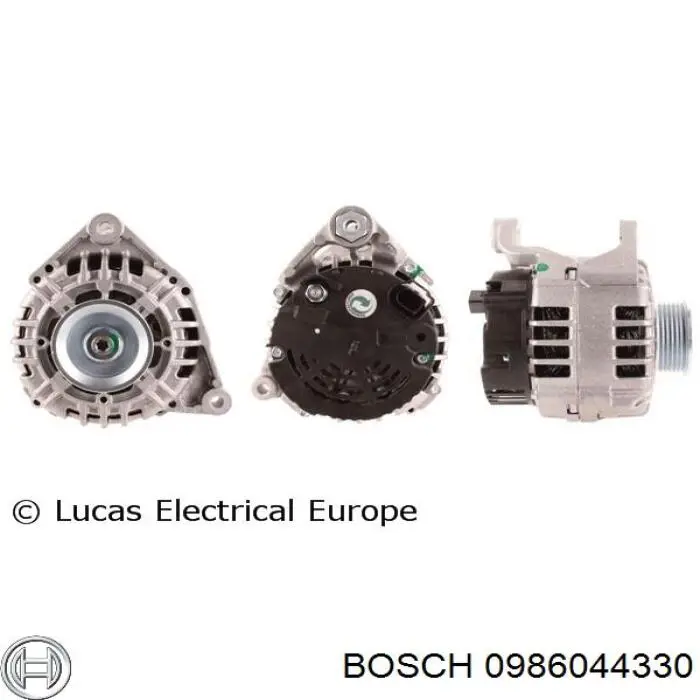 Генератор Bosch 0986044330 ціна, від 63.34 USD