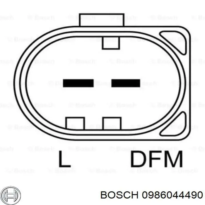 Генератор 0986044490 Bosch