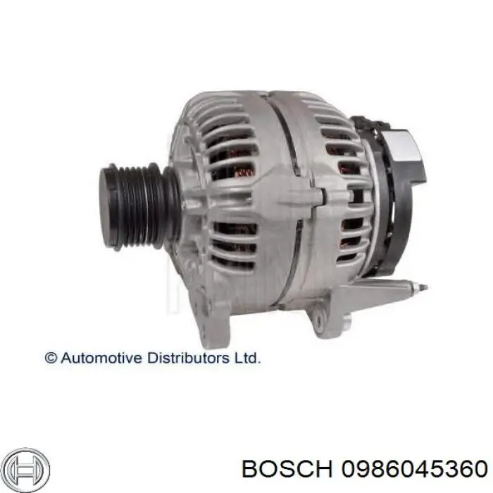 Генератор Bosch 0986045360 ціна, від 214.23 USD