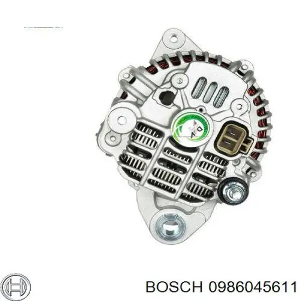 Генератор Bosch 0986045611 ціна, від 101.35 USD