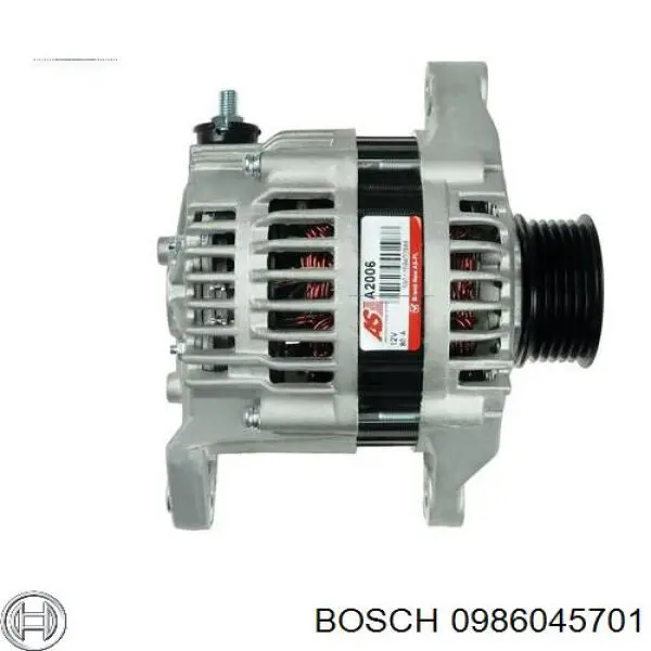 Генератор автомобільний Bosch 0986045701