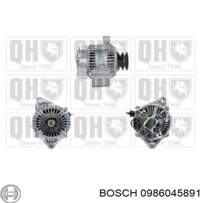 Генератор 0986045891 Bosch