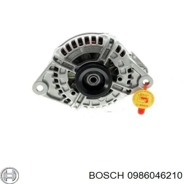 Генератор Bosch 0986046210 ціна, від 130.67 USD