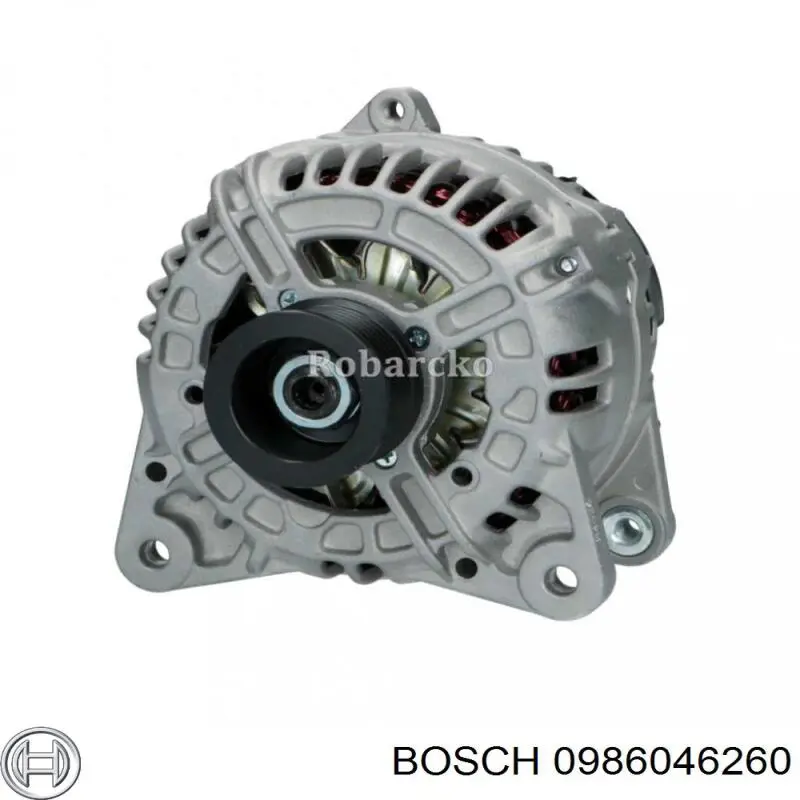 Генератор Bosch 0986046260 ціна, від 163.73 USD