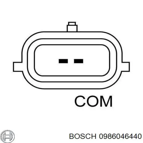 Генератор Bosch 0986046440 ціна, від 61.94 USD
