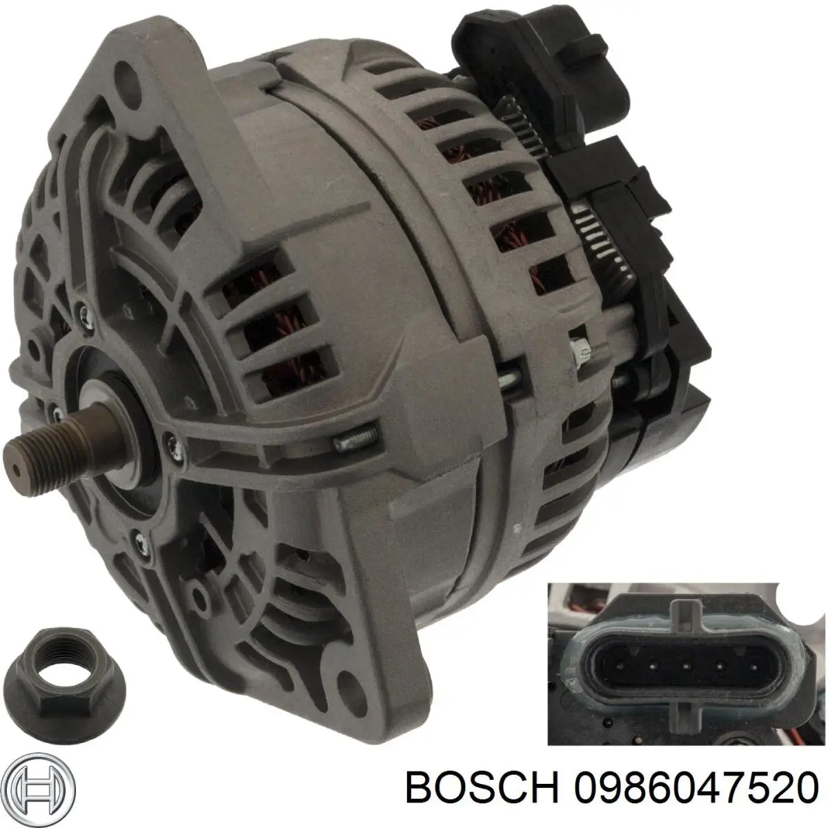Купити 0986047520 Bosch Генератор