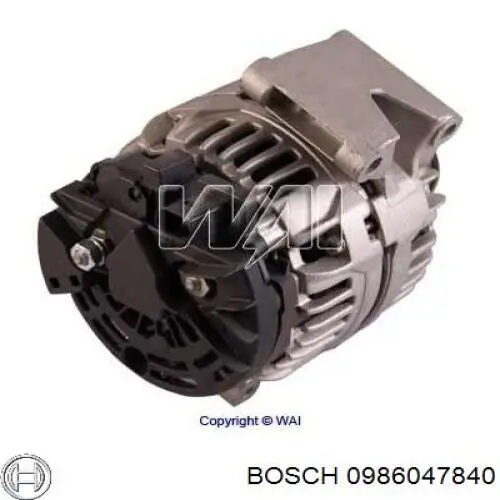 Генератор 0986047840 Bosch
