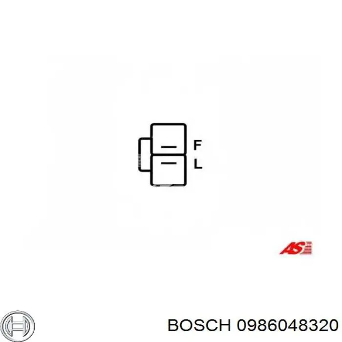 Генератор 0986048320 Bosch