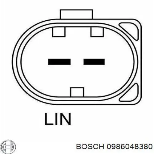 Генератор 0986048380 Bosch