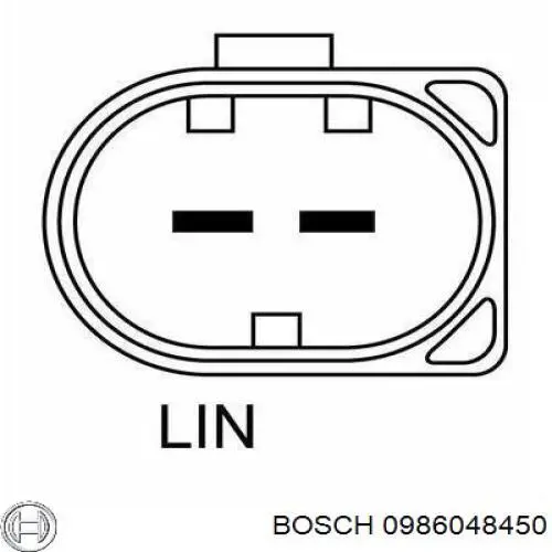 Генератор 0986048450 Bosch