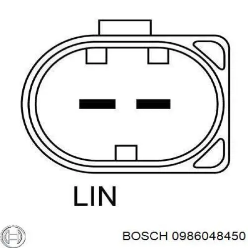 Купити 0986048450 Bosch Генератор
