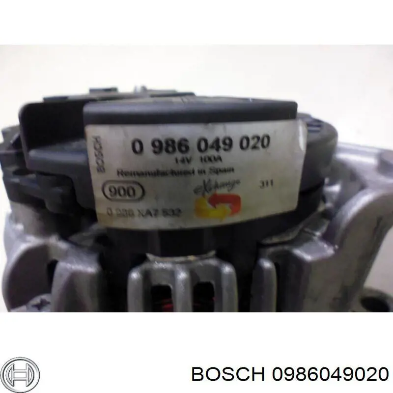 Генератор 0986049020 Bosch