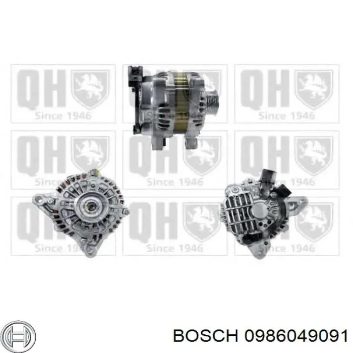 Генератор 0986049091 Bosch