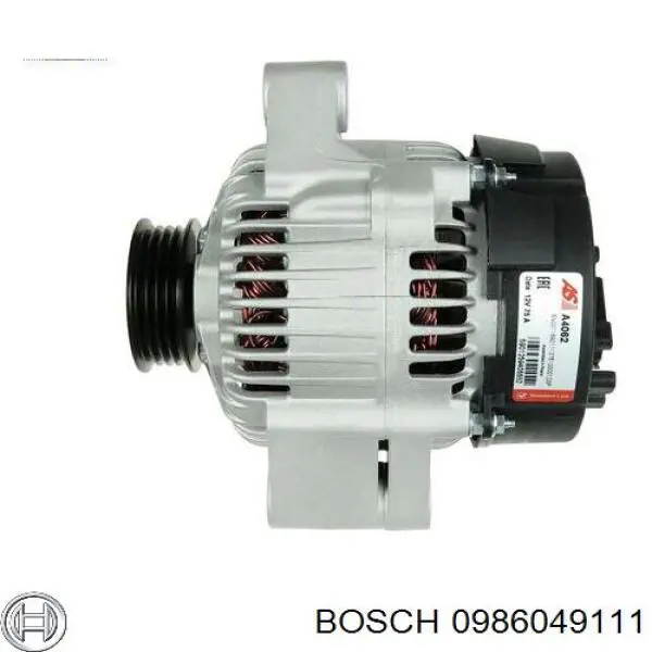 Генератор Bosch 0986049111 ціна, від 134.70 USD