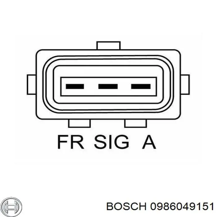 Купити 0986049151 Bosch Генератор