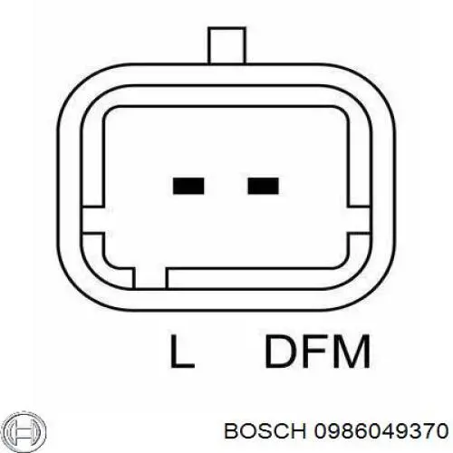 Генератор 0986049370 Bosch