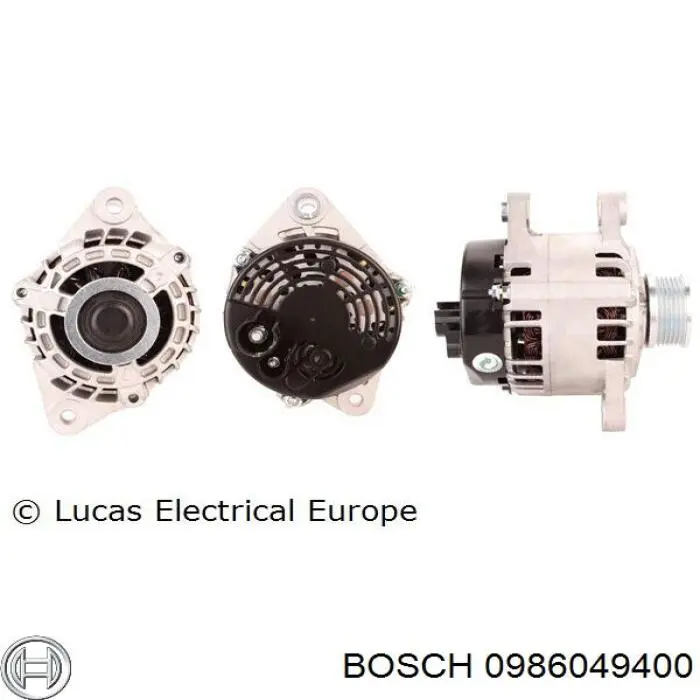0986049400 Bosch Авто генератор