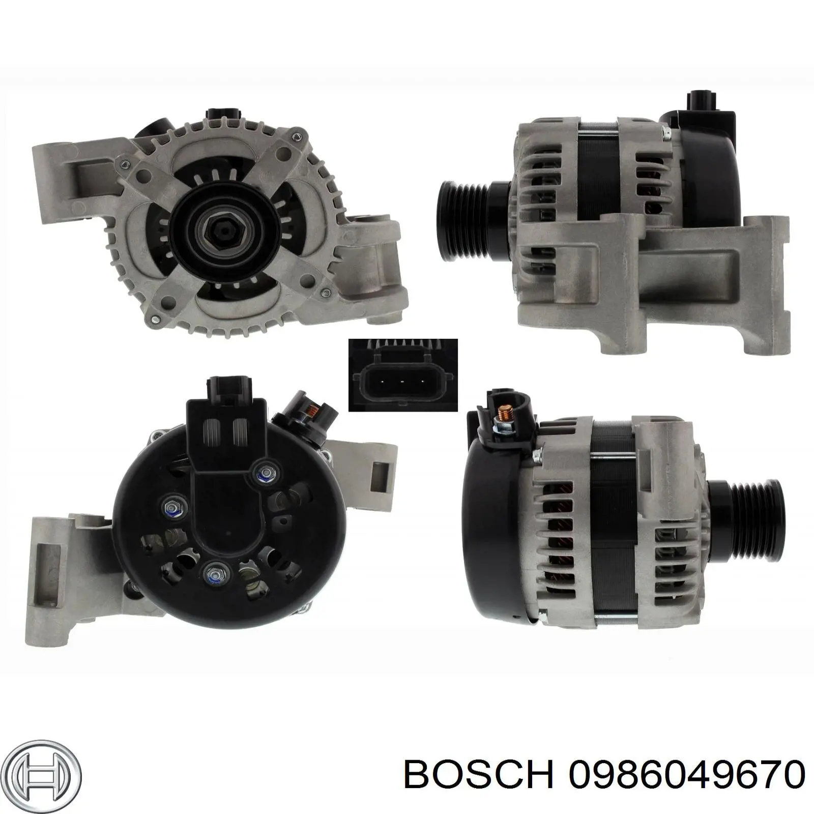 Генератор Bosch 0986049670 ціна, від 173.81 USD