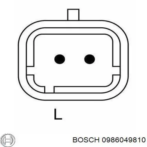 Генератор 0986049810 Bosch