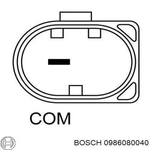 0986080040 Bosch генератор