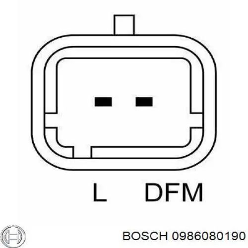 Купити 0986080190 Bosch Генератор