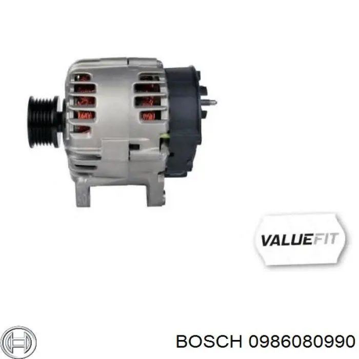 0986080990 Bosch Авто генератор