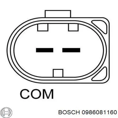 0986081160 Bosch генератор