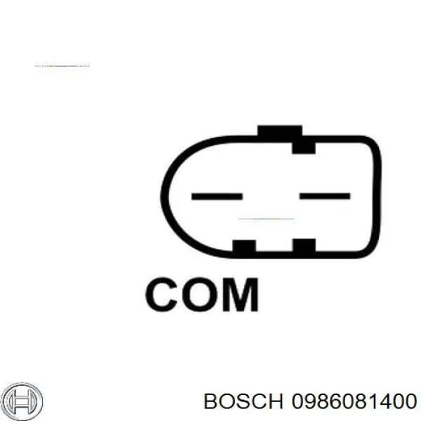 Генератор 0986081400 Bosch