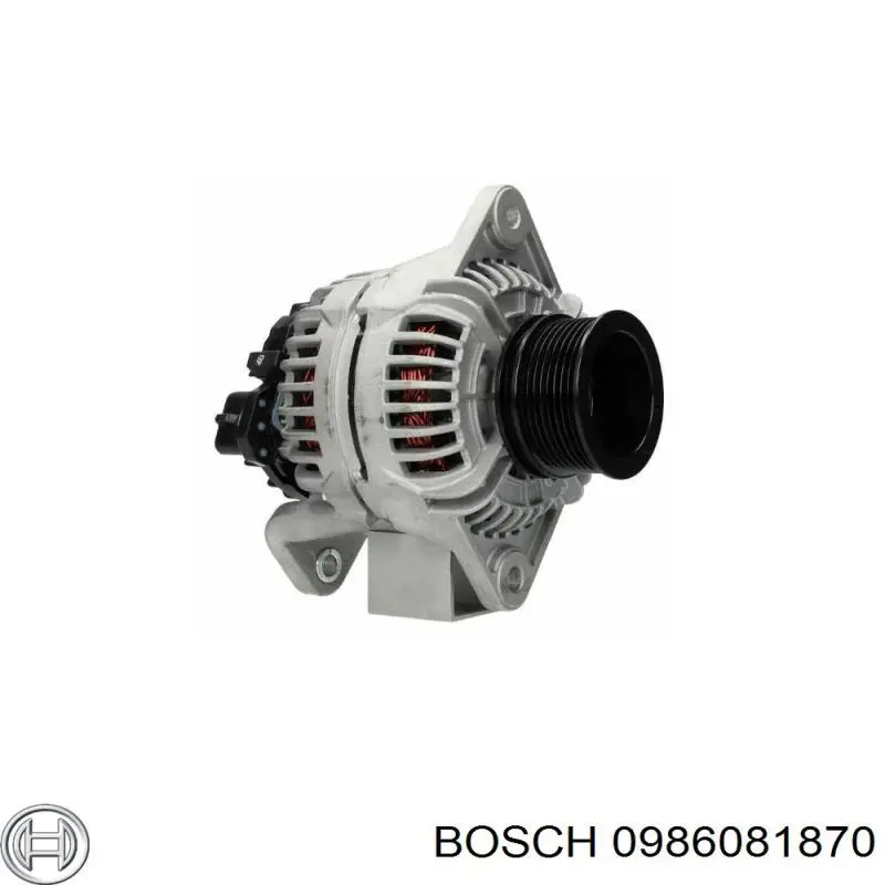 Генератор Bosch 0986081870 ціна, від 183.68 USD