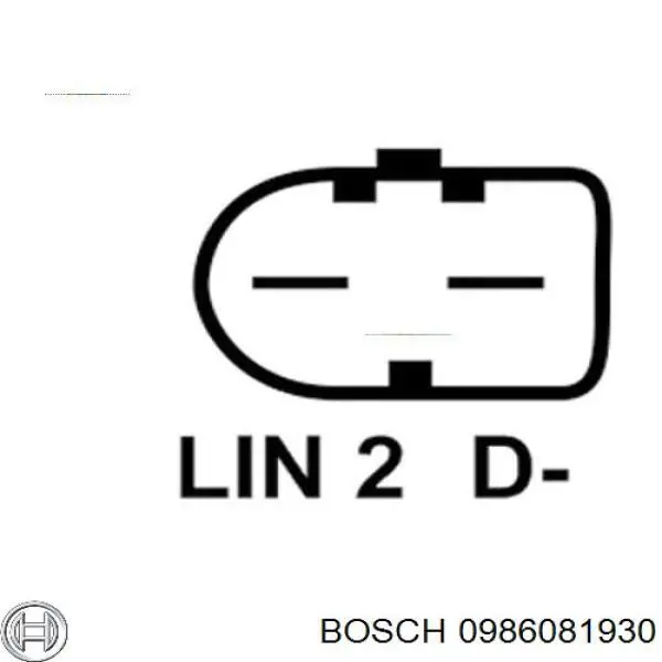 Купити 0986081930 Bosch Генератор