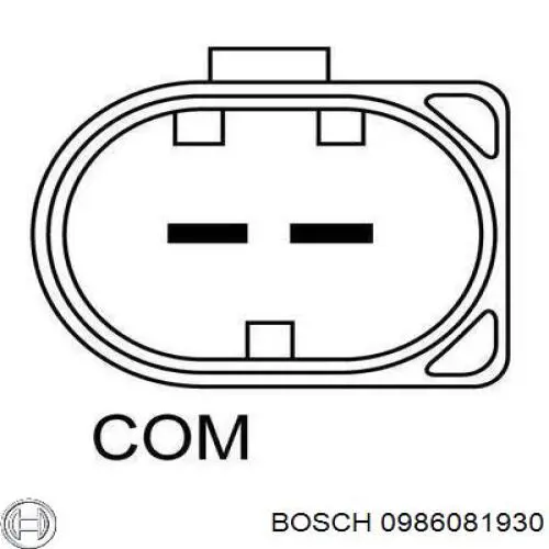 0986081930 Bosch генератор