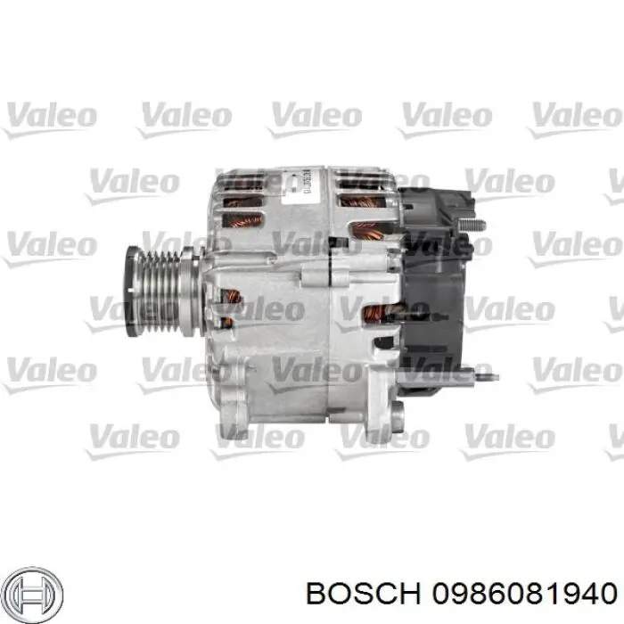 Генератор Bosch 0986081940 ціна, від 230.78 USD