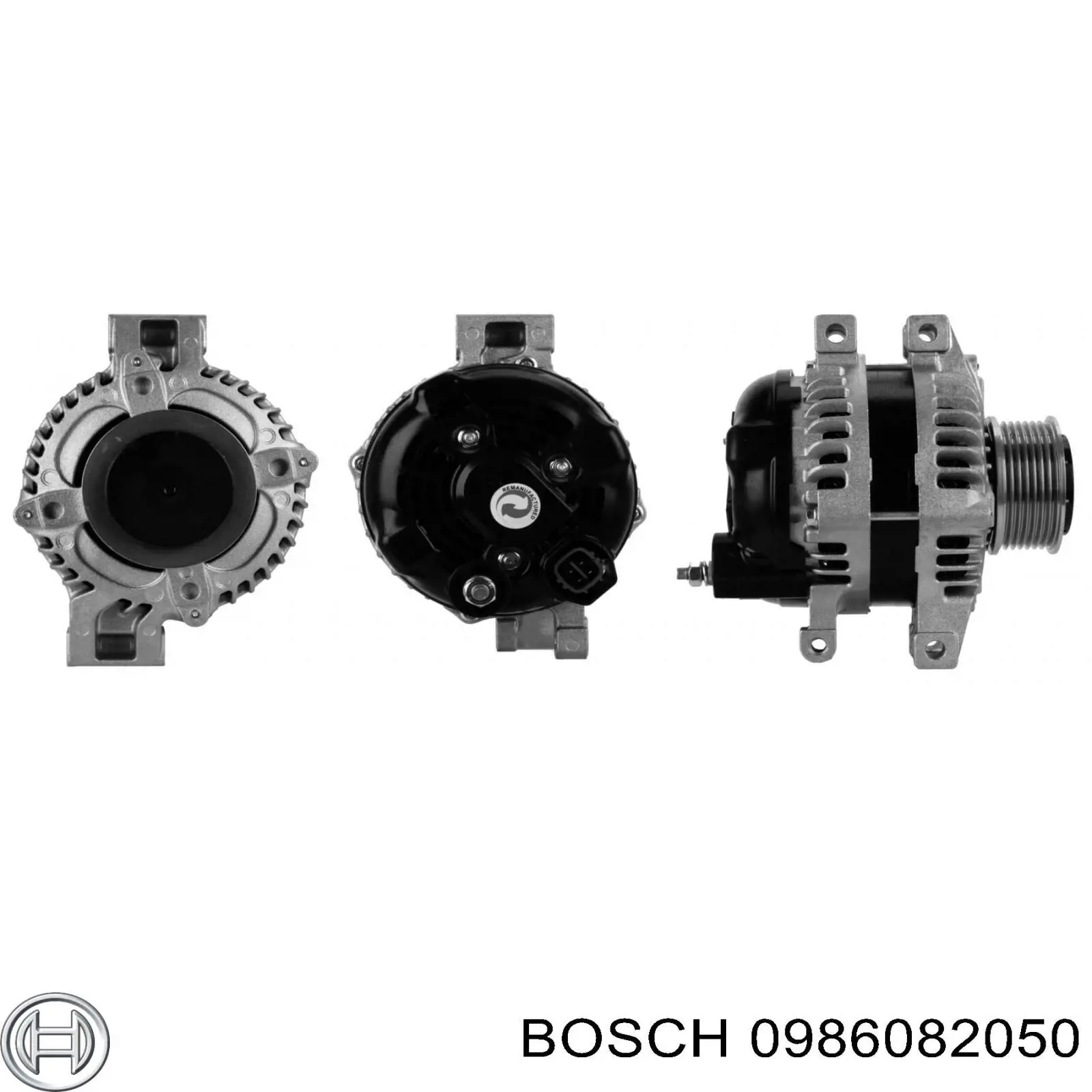 Генератор Bosch 0986082050 ціна, від 140.72 USD