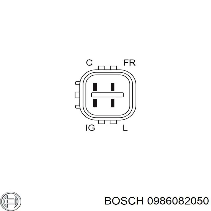 Генератор автомобільний Bosch 0986082050
