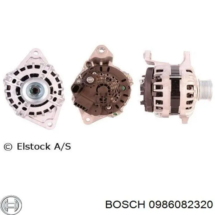 Генератор Bosch 0986082320 ціна, від 169.91 USD