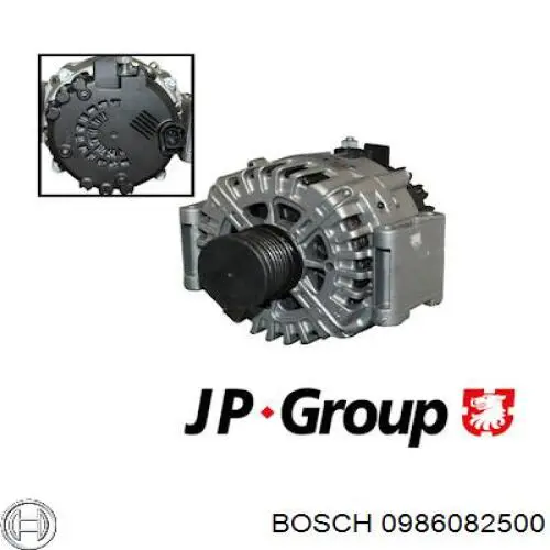 Купити 0986082500 Bosch Генератор