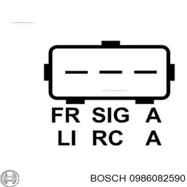 Купити 0986082590 Bosch Генератор