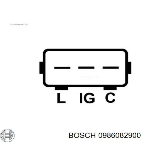 Генератор автомобільний Bosch 0986082900