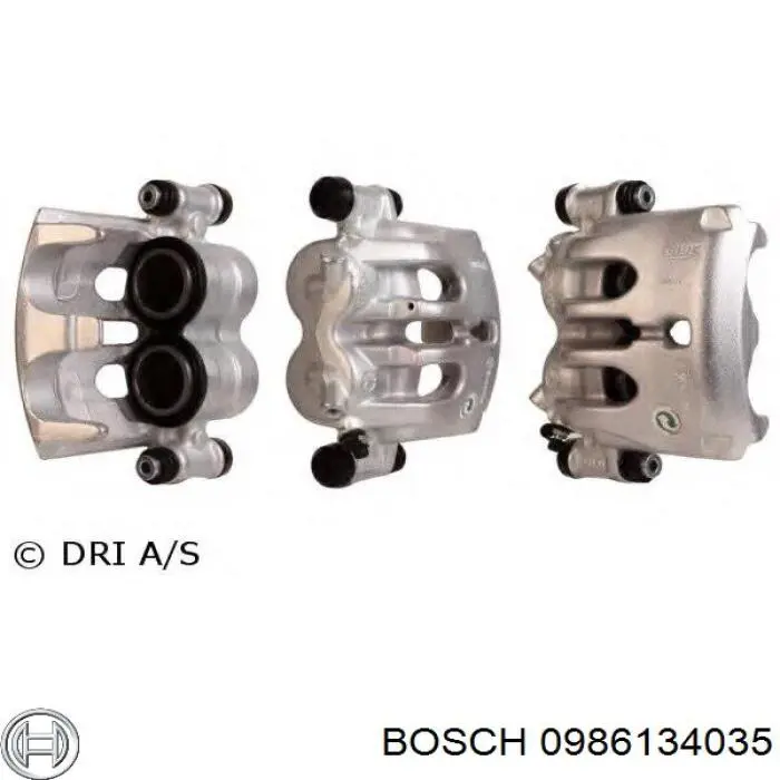 Супорт гальмівний передній лівий 0986134035 Bosch
