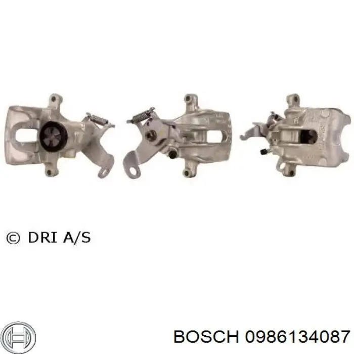 Задній гальмівний супорт лівий Ford 4N112553AB