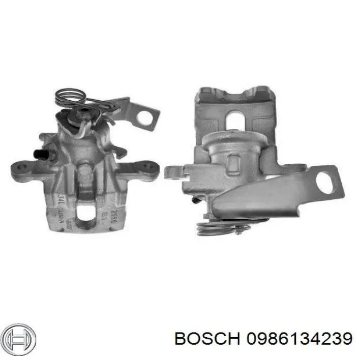 0986134239 Bosch супорт гальмівний задній лівий