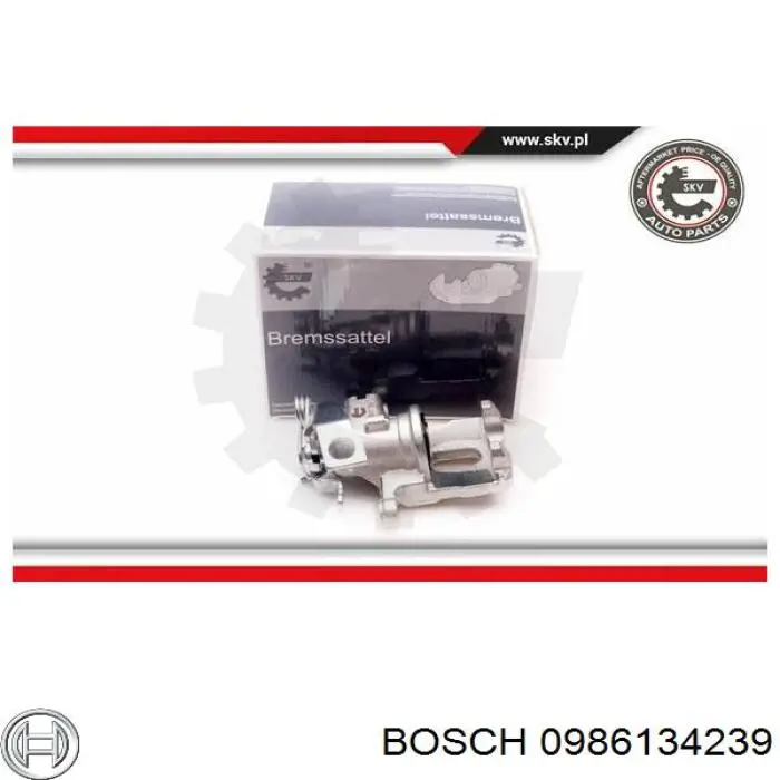 Купити 0986134239 Bosch Супорт задній лівий