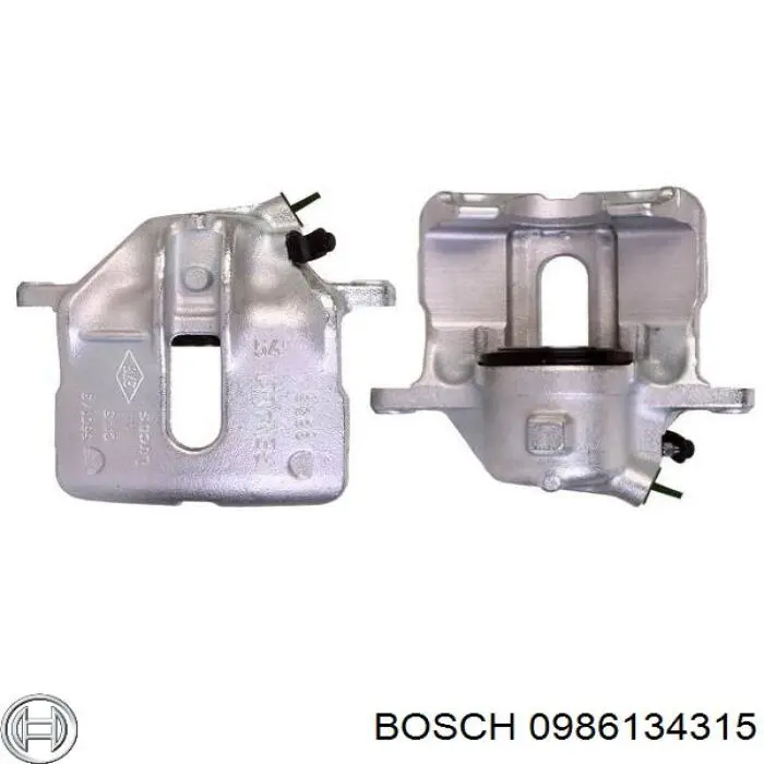 0986134315 Bosch супорт гальмівний передній лівий