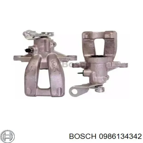 Супорт гальмівний задній лівий Bosch 0986134342 ціна, від 48.41 USD