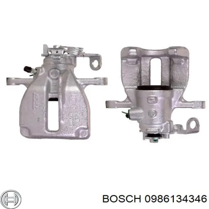 Супорт гальмівний задній лівий 0986134346 Bosch