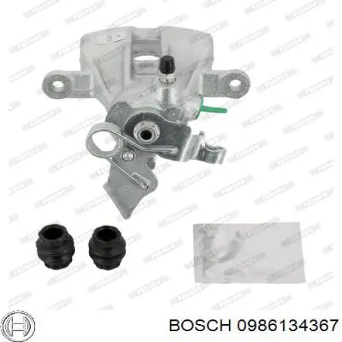 Супорт задній лівий 0986134367 Bosch