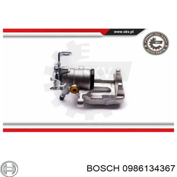Купити 0986134367 Bosch Супорт задній лівий